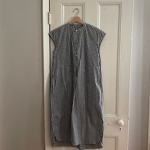 Muji checkered dress